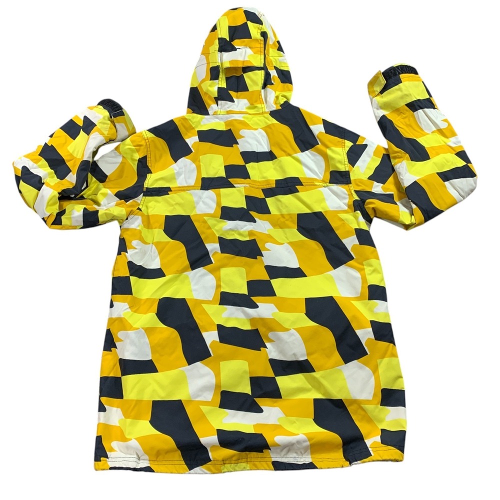 Grenade Snowboard Jacket Mens M Yellow Camo Hooded Insulated Parka Full Zip Snap - Picture 13 of 15